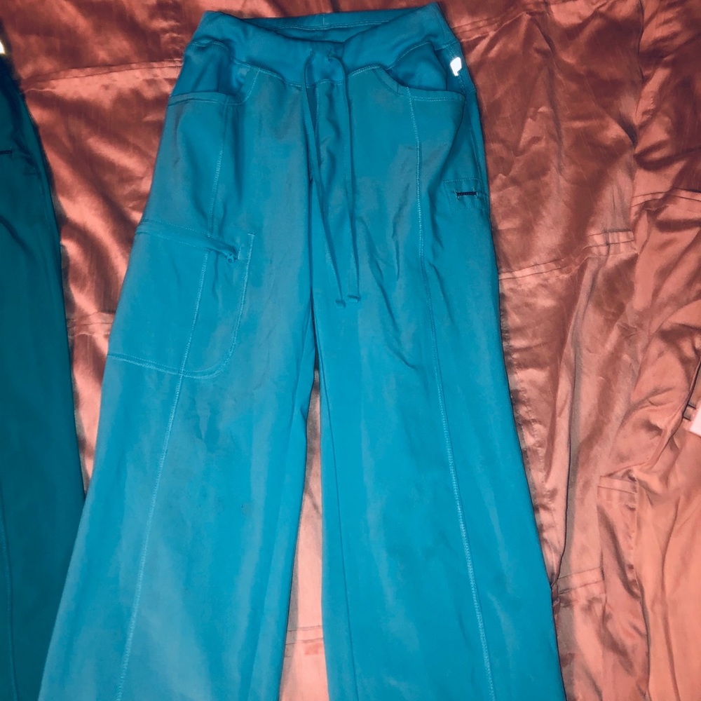 XS Scrub Bottoms baby blue